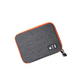 High Grade Nylon 2 Layers Travel Electronic Accessories Organizer Bag,Travel Gadget Carry Bag, Perfect Size Fit for iPad