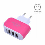 EU/US Plug Charger Station 3 Port USB Charge Charger Travel AC Power Chargers Adapter For Travel Accessories