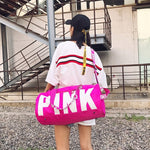 2019 Men Women Travel Bag Shoulder Bag  Portable Large capacity waterproof Pink Women Handbag duffel Bag VS bag Weekend package