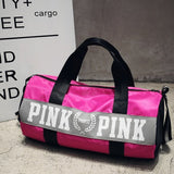 2019 Men Women Travel Bag Shoulder Bag  Portable Large capacity waterproof Pink Women Handbag duffel Bag VS bag Weekend package