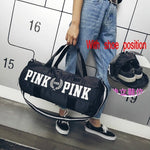 2019 Men Women Travel Bag Shoulder Bag  Portable Large capacity waterproof Pink Women Handbag duffel Bag VS bag Weekend package